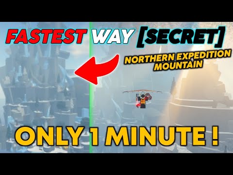 SECRET FASTEST Way to Climb North Expedition Mountain in FISCH ROBLOX!