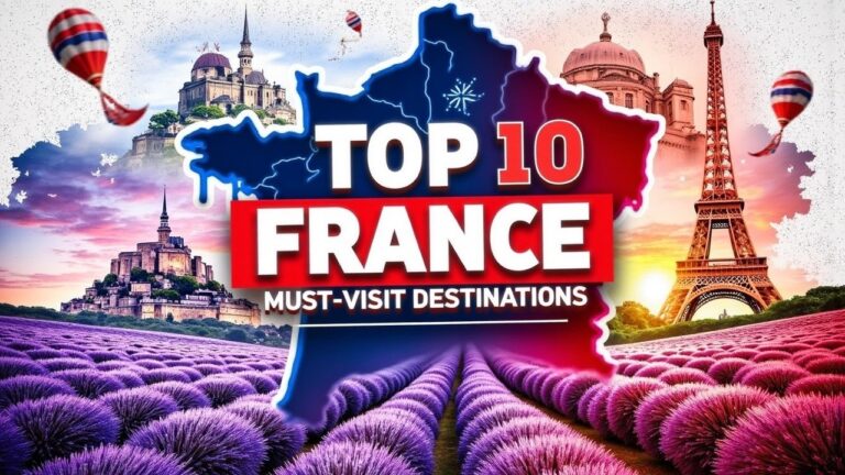 Top 10 Must-Visit Places in France: A Journey Through Elegance and Charm! 🇫🇷✨ #france #travelguide