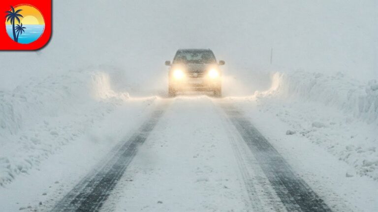 Winter Storm Driving in The Greater Toronto Area