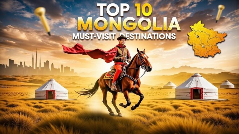 🏔️ Top 10 Breathtaking Places to Visit in Mongolia 🇲🇳✨| Ultimate Travel Guide #mangolia #travelguide