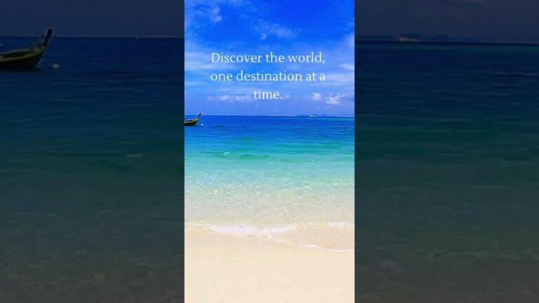 🏝️Unleash your wanderlust and discover the world's hidden treasures #Wanderlust #TravelInspiration
