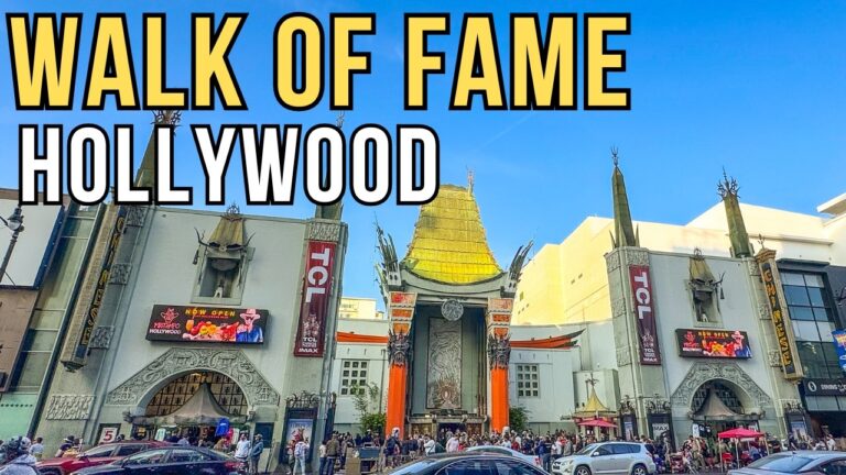 Exploring the Hollywood Walk of Fame: A Star-Studded Walking Tour