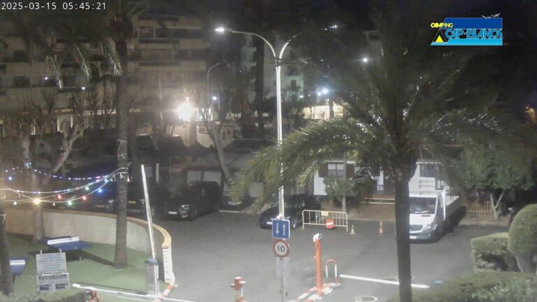 Webcam entrada Camping Cap-Blanch