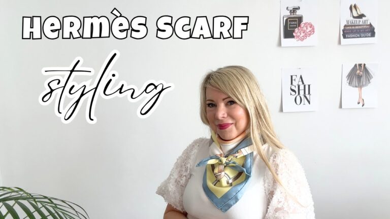 HOW TO WEAR AN HERMÈS SCARF // The Most Stylish & Elegant Ways