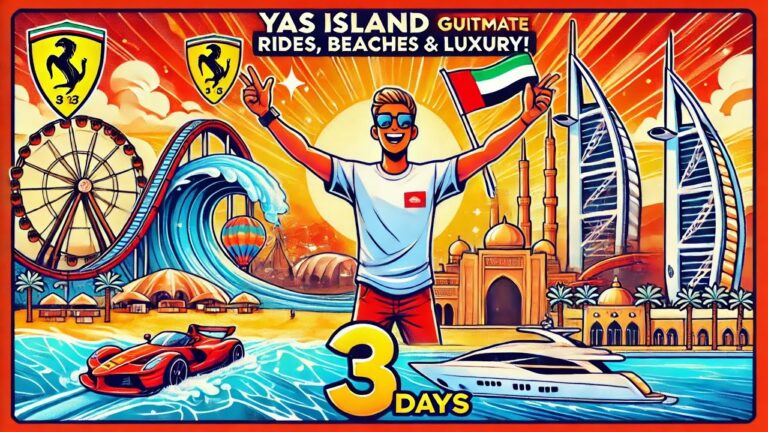 Yas Island ABU DHABI: Ultimate 3-Day Itinerary ( Beaches & Luxury!) 🎢🌴