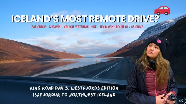 Exploring Ísafjörður & Iceland’s Remote Roads | Westfjords Drive to Northwest Iceland [4K]