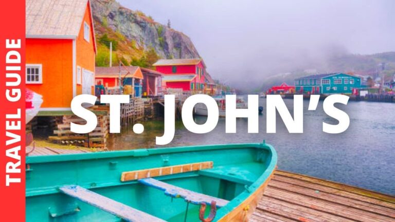 St John's Newfoundland Travel Guide: 20 BEST Things To Do In St. John's Canada