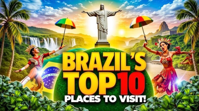 Top 10 Must-Visit Places in Brazil 🇧🇷 | Discover the Magic of South America!