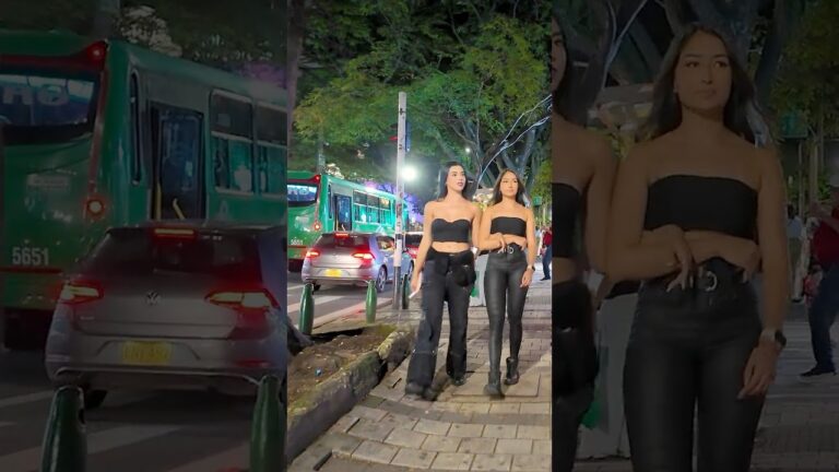Parque Lleras Area and Beautiful Colombian Women, El Poblado, Medellin