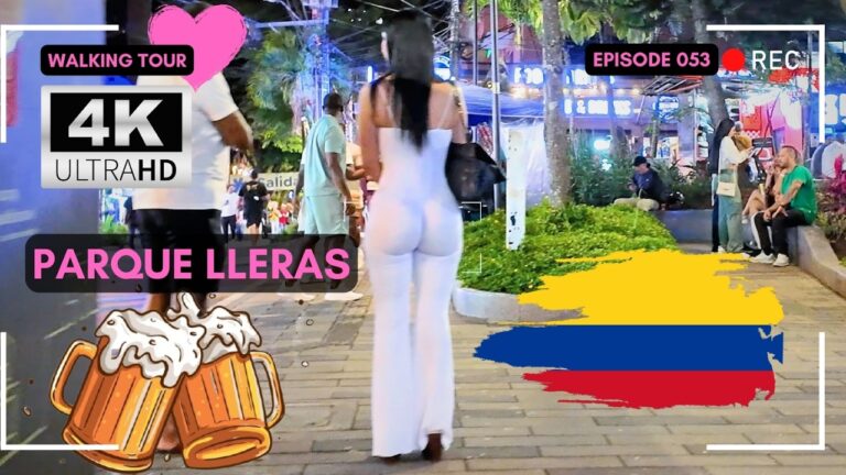 SIN CITY Parque Lleras & Provenza Nightlife Latin America, La Zona Rosa Medellin POV 4K Walking Tour