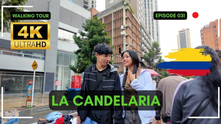 After the Rain in La Candelaria 🇨🇴 Downtown Bogota Walking Tour
