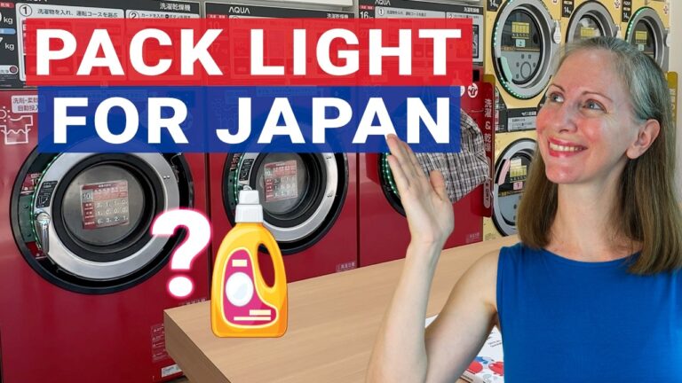 How to Wash Laundry While Traveling in Japan, So You Can Pack Light!