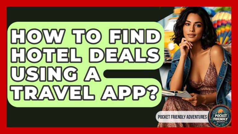 How To Find Hotel Deals Using A Travel App? – Pocket Friendly Adventures
