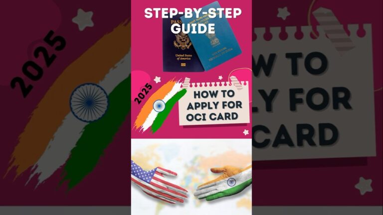 How to Apply for OCI Card – Step-by-Step Guide #oci #ocicard #india #shorts #short