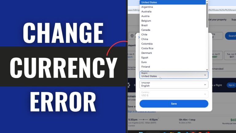 How To Change Currency in Expedia (Step By Step)
