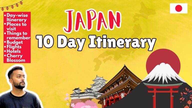 10 Day Japan Itinerary | Cherry Blossom | Budget Flights Hotels | Tokyo Osaka Nagano Kyoto Nara Fuji