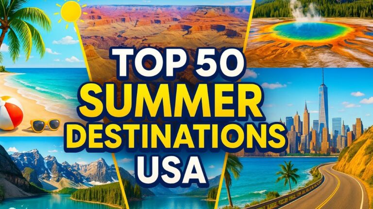 50 Best Summer Destinations to Visit in the USA | Ultimate Summer Travel Guide – Travel Video