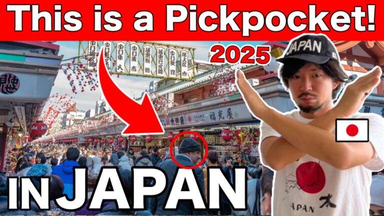 Japan’s 10 New Biggest Tourist Scams and How to Avoid Them in 2025 | Pickpocket, Photo Scam, etc