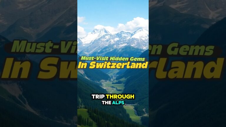 Must Visit Hidden Gems In Switzerland | Travel