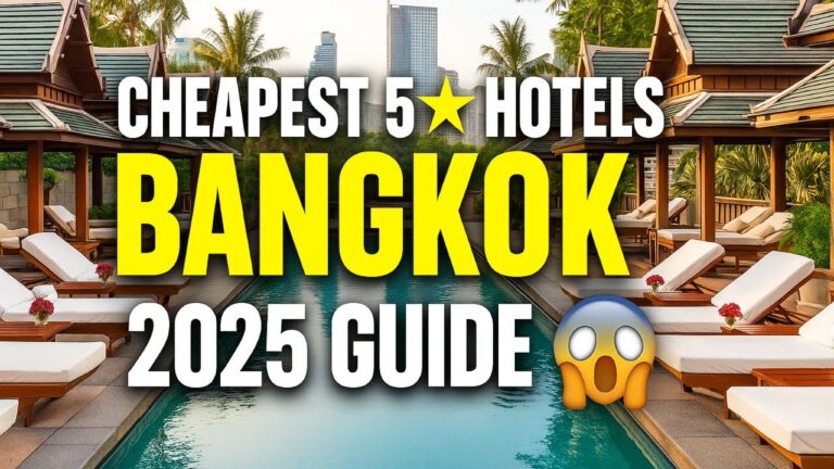 10 CHEAPEST 5-Star Hotels in Bangkok (2025 Travel Guide)