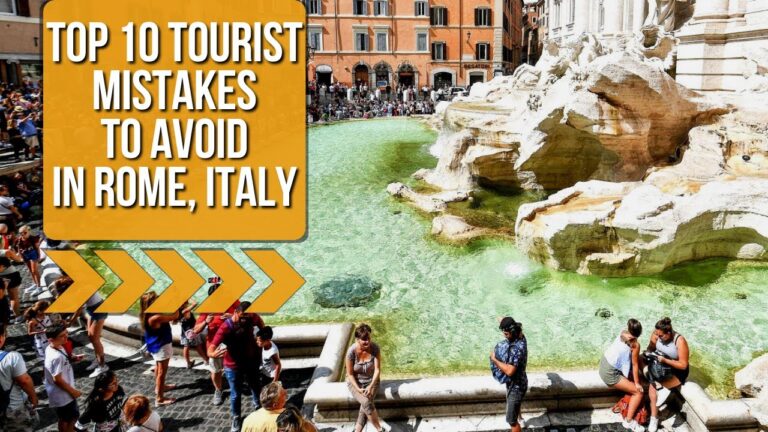 Top 10 Mistakes Tourists Make in Rome (Solo Travel Tips 2025)