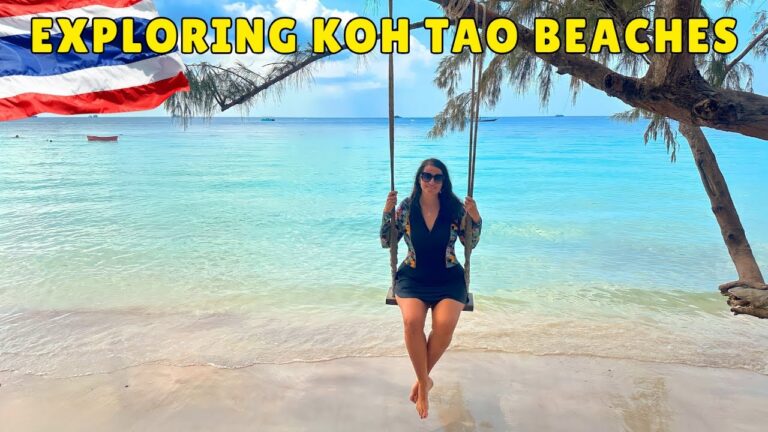 Top 3 BEST FREE ENTRY Beaches on Koh Tao Thailand 🇹🇭