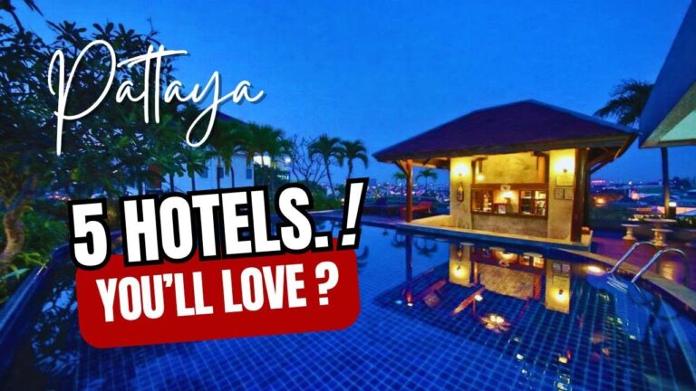 5 Hidden Gem Hotels in Pattaya Near Nightlife & Beach – Budget to Mid-Range! #thailand #pattaya