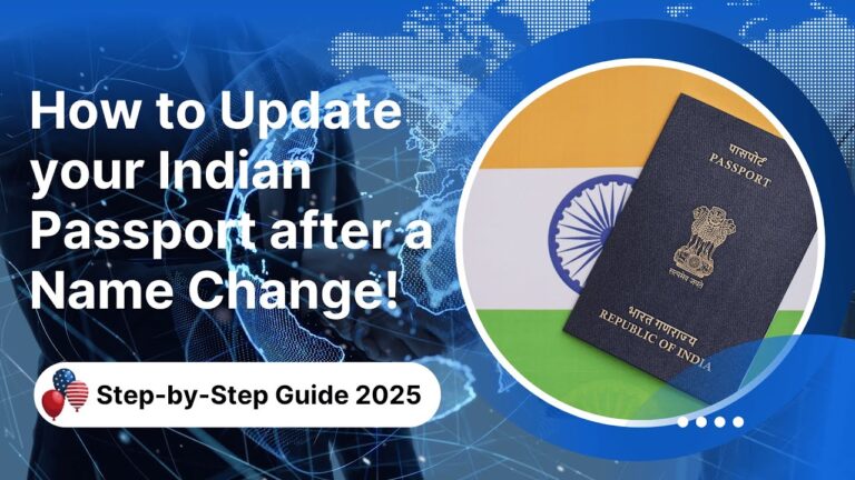 How to Update Your Indian Passport After a Name Change | Step-by-Step Guide 2025