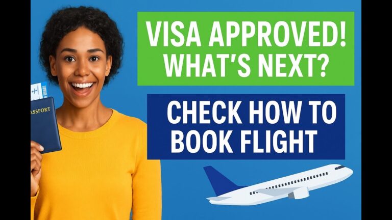 ✈️ How to Book Your First Flight After Visa Approval | Step-by-Step Guide for First-Time Travelers
