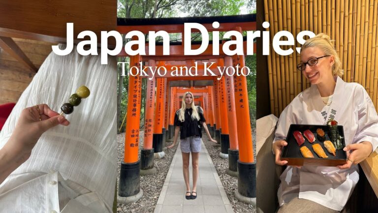 Japan diaries | exploring Tokyo & Kyoto, making sushi, shopping & dream day trips!