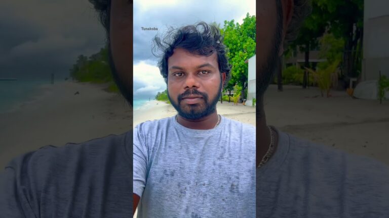 Beach 🏖️ 🌧️ Maldives #tunakoba #maldives