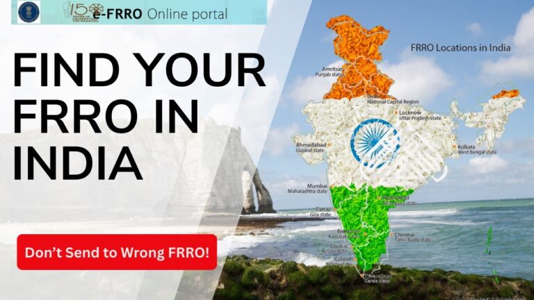 How to find your FRRO jurisdiction in India?