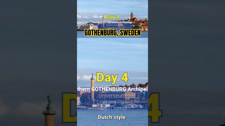 A day in GOTHENBURG, Sweden #shorts  #travel #sweden