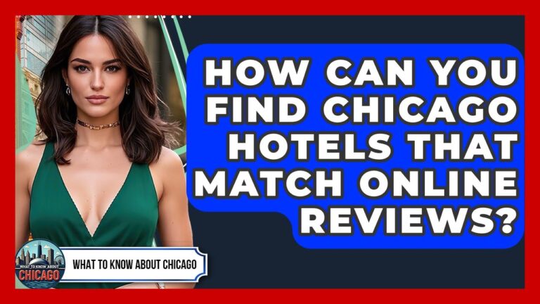 How Can You Find Chicago Hotels That Match Online Reviews? – What To Know About Chicago