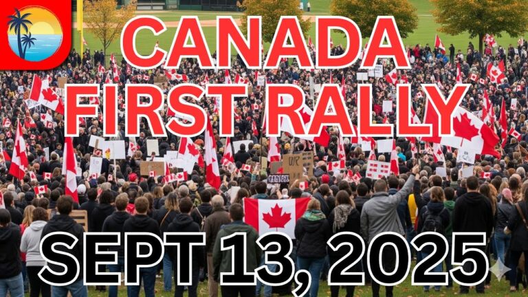 Canada First Rally in Toronto LIVE Protest