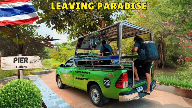 Koh Samet to Bangkok 🇹🇭 Island to City Adventure in One Day!