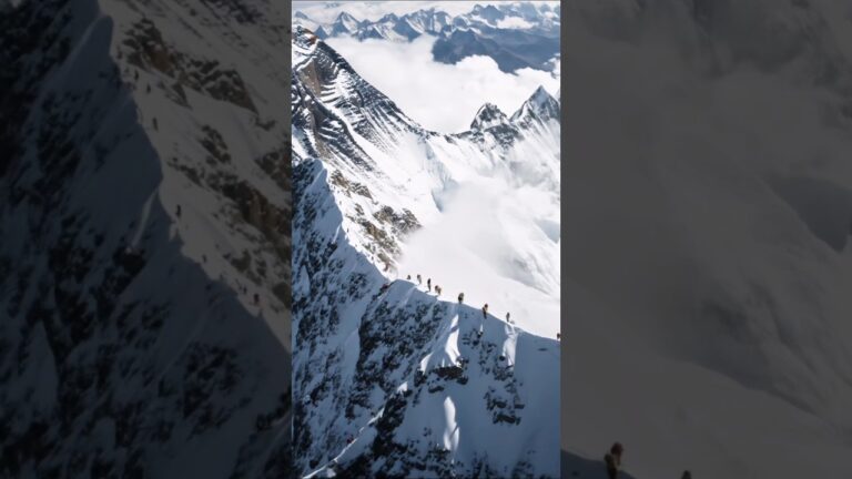 mountain Everest Summit Challenge || 🏔️ #Everest #Adventure #Climbing #Himalayas