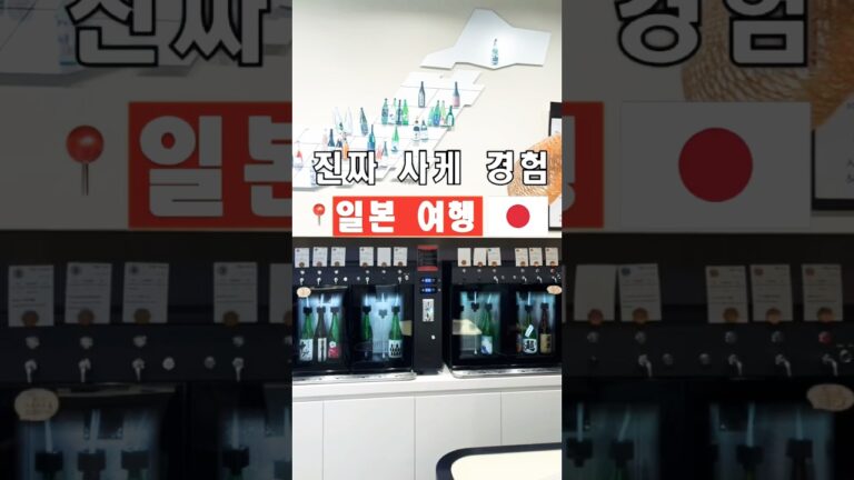 2025 일본 사케 체험🇯🇵 진짜 일본인이 마시는 사케를 직접! 무제한 시음 플랜 포함 | #shorts, #일본여행, #여행꿀팁, #일본술, #사케