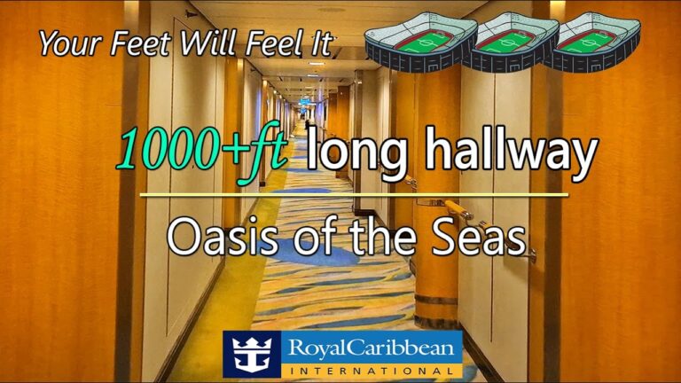 1000ft Long! Your Feet Will Feel It…  Oasis of the Seas Hallway Tour 🚢#cruisetravelvideos #cruise