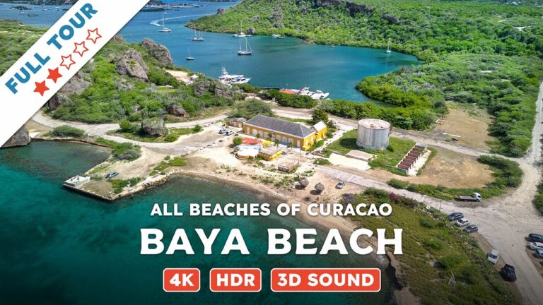 Baya Beach, Curacao — Beach Walking Videos of ALL Beaches of Curacao (4K, HDR, 3D Sound)