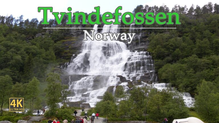 Tvindefossen In Norway 🇳🇴 | Scenic Drone Video In Stunning 4K