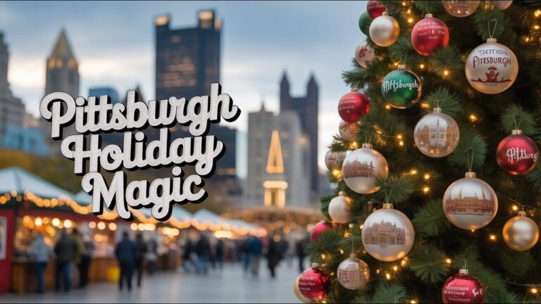 Holiday Magic in Pittsburgh! Christmas Markets, Lights & Small Town Charm