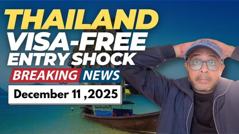 THAILAND'S SHOCKING Visa-Free Rule: 20,000 Baht Cash Required! | Latest Update- Hindi