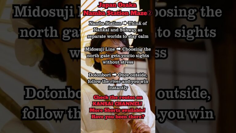 Osaka Japan Travel Guide, Kansai Airport to Namba Station, Osaka to Kyoto Train Tips for Foreigners!