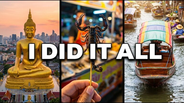 BANGKOK BUCKET LIST | 5 Things Every Visitor Must Experience