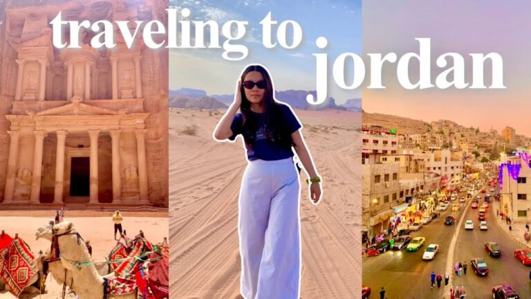 JORDAN TRAVEL VLOG 2022 | riding camels, petra, wadi rum desert, amman, dead sea and more!