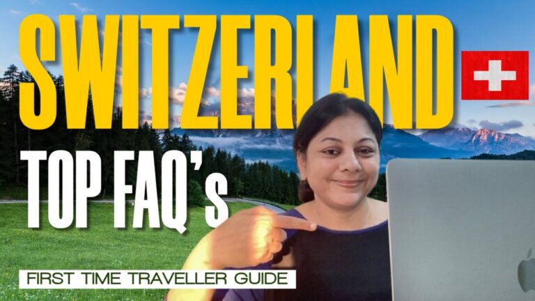 Switzerland Trip Planning 2026 | ALL FAQs Answered | Visa, Budget, Pass, Food, Itinerary