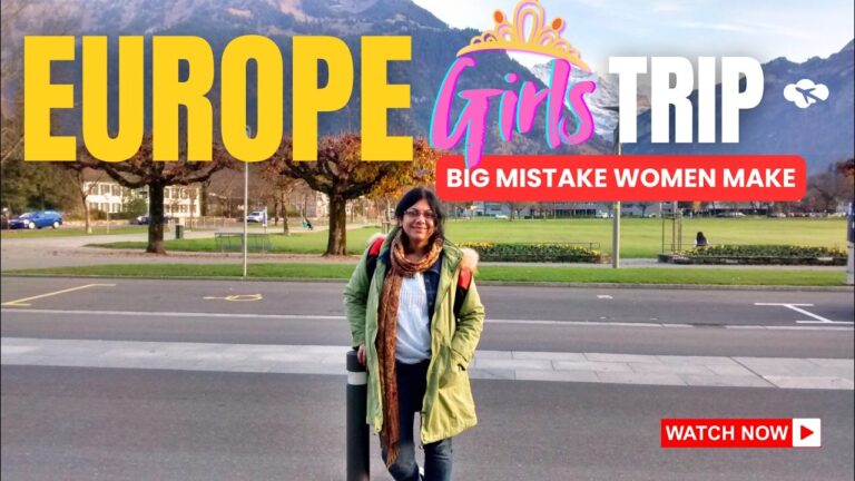 Is Europe SAFE For Solo Female Travelers? 7 Biggest MISTAKE Women Make on Europe Girls Trip