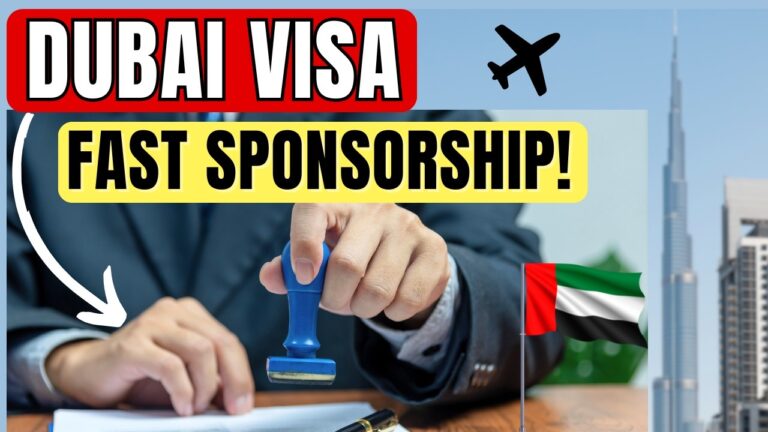 Get Sponsored FAST for a Dubai Visa in 2026 | Jobs, Family & Freelancers!