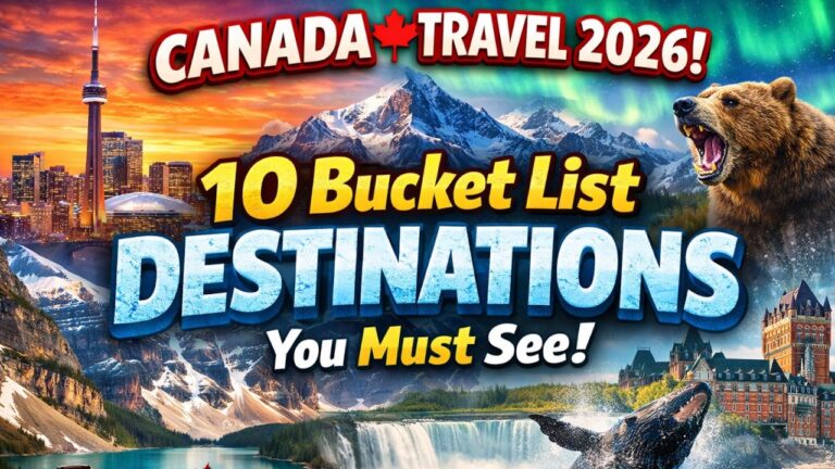 Canada Travel 2026: 10 Bucket List Destinations You Must See